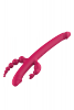 Dream Toys ESSENTIALS ANYWHERE PLEASURE VIBE PINK - podwójne dildo (różowy) Dream Toys ESSENTIALS ANYWHERE PLEASURE VIBE PINK - podwójne dildo (różowy)